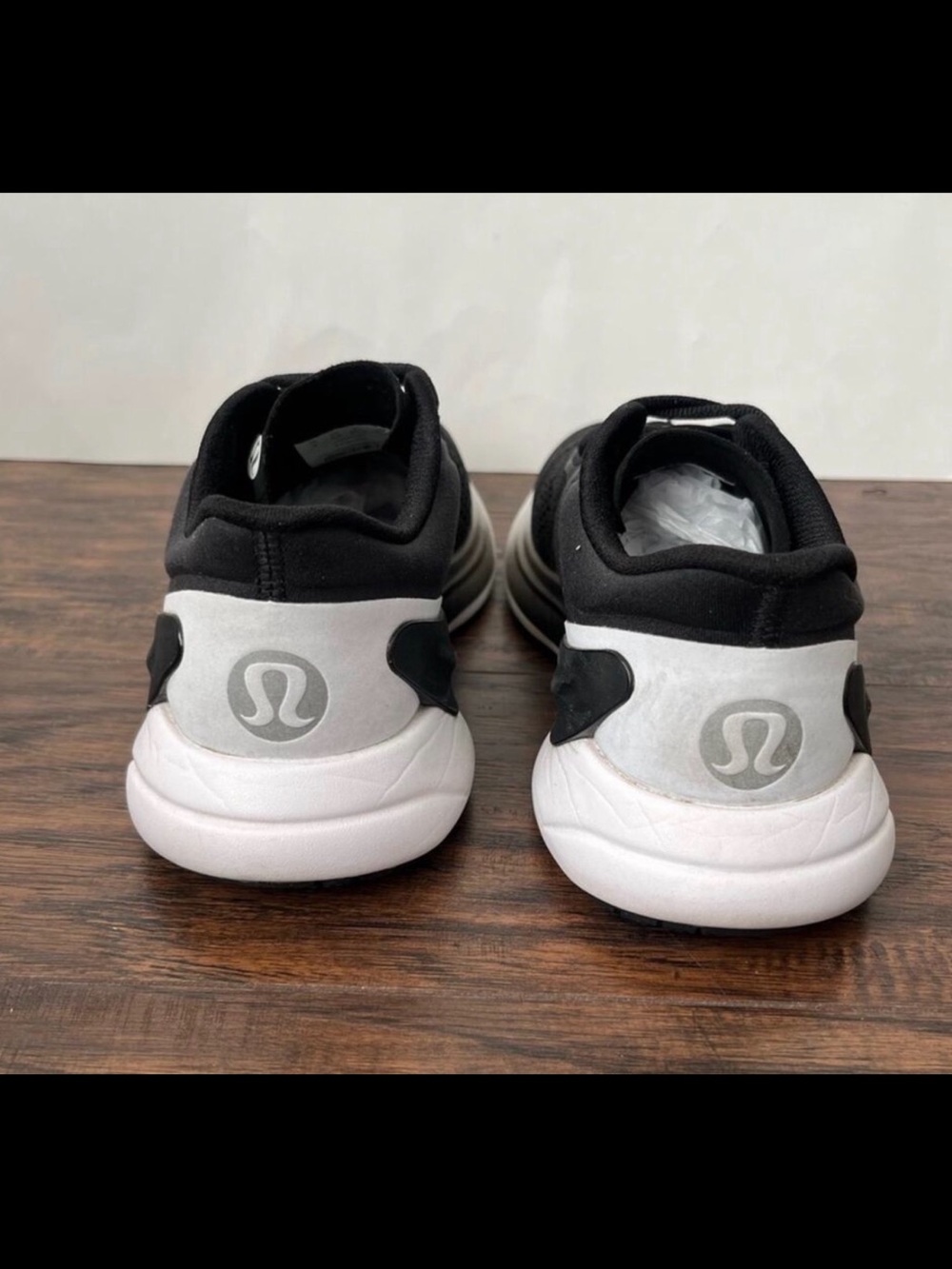 lululemon athletica Black and White Athletic Running Shoes - Picture 2 of 2